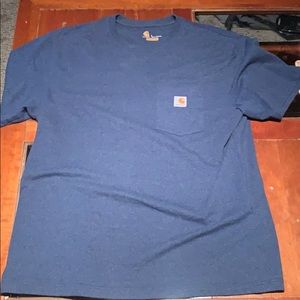 Navy blue carhartt shirt